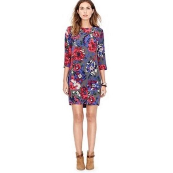 NWT Fossil Edie Silk Floral Shift Dress sz 8 - Picture 1 of 5